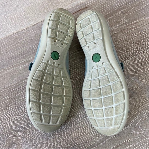 HOTTER Suede Light Baby Blue Mary Janes Size 6 - Picture 4 of 9